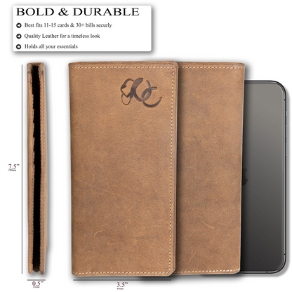 UC Leather Company Leather Rodeo Wallet