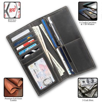 UC Leather Company Leather Rodeo Wallet
