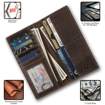 UC Leather Company Leather Rodeo Wallet
