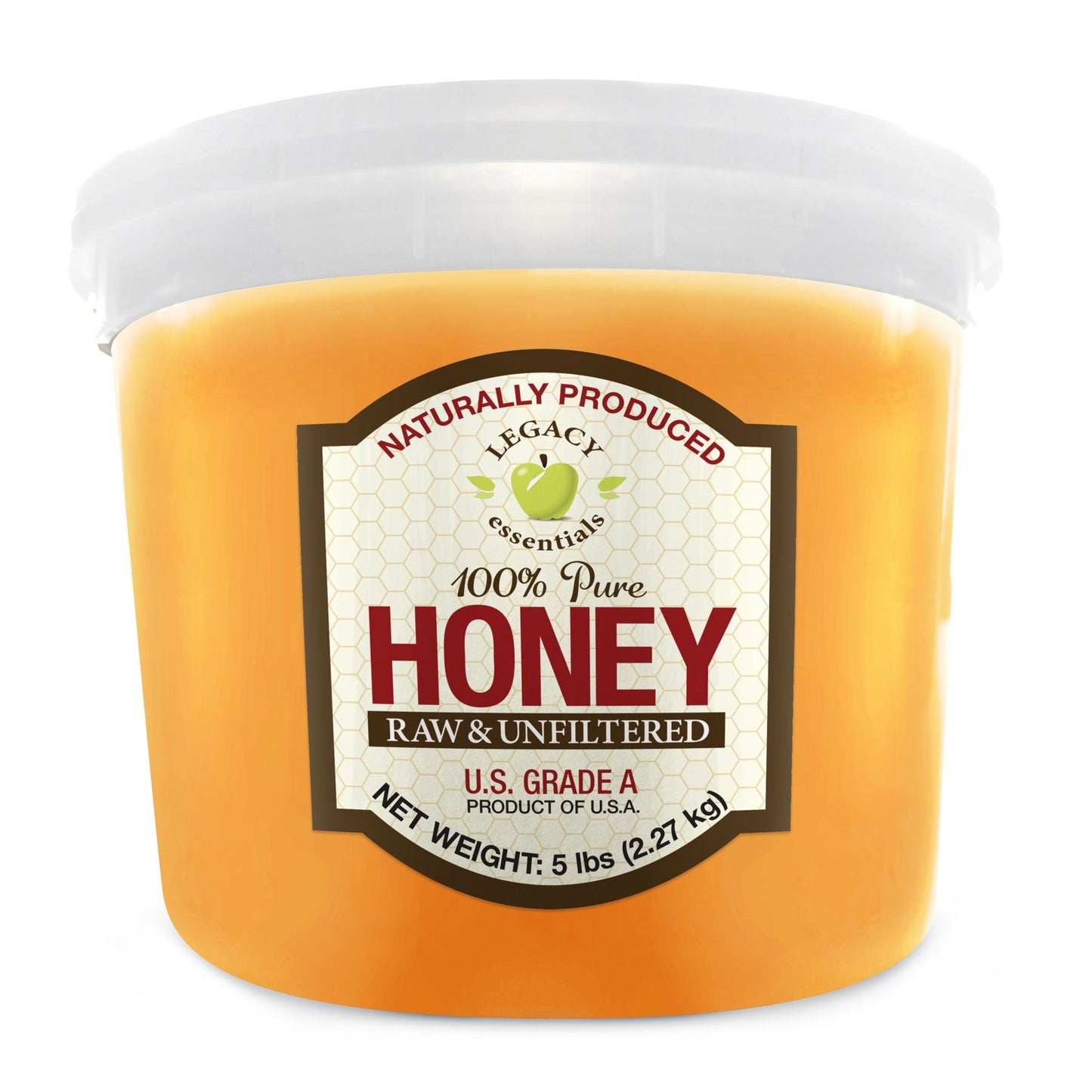 Legacy Food Storage 100% Pure Honey - Raw and Unfiltered - Angler's Pro Tackle & Outdoors