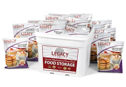 Legacy Food Storage 120 Serving Breakfast Bucket - 36 lbs - Angler's Pro Tackle & Outdoors