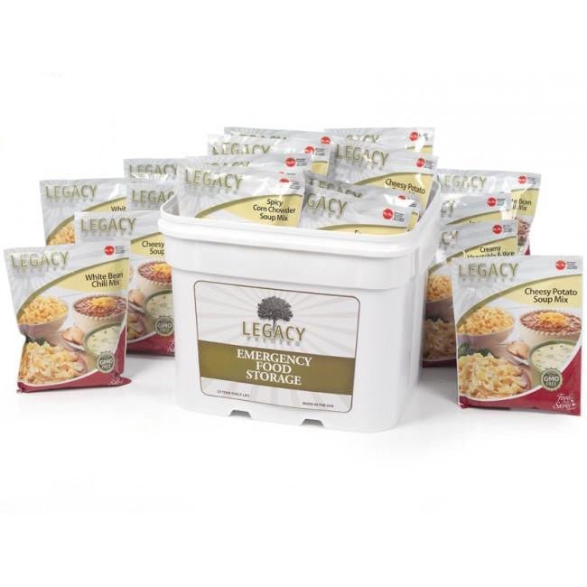 Legacy Food Storage 120 Serving Gluten Free Entree Bucket - 27 lbs - Angler's Pro Tackle & Outdoors