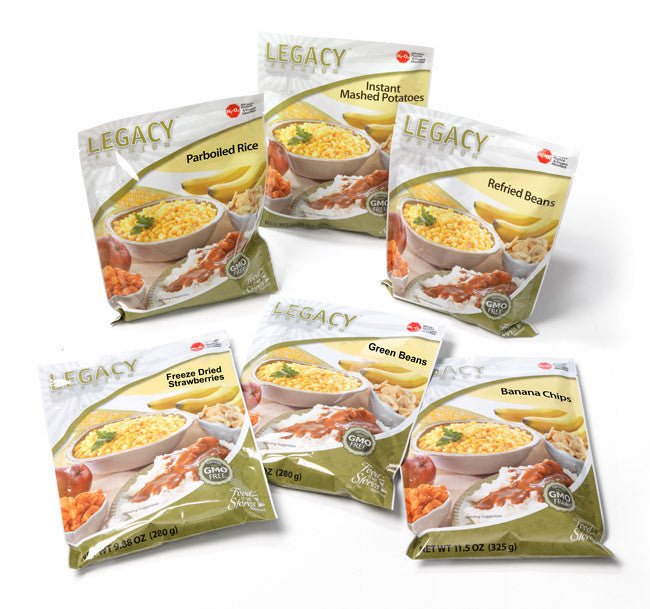 Legacy Food Storage 24 Serving Assorted Sides Sample Pack - Angler's Pro Tackle & Outdoors
