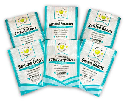 Legacy Food Storage 24 Serving Assorted Sides Sample Pack - Angler's Pro Tackle & Outdoors