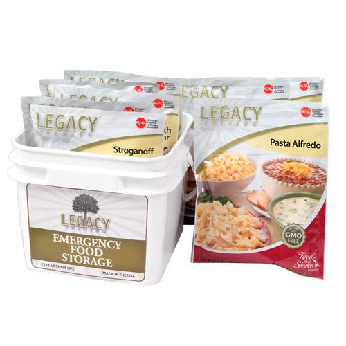 Legacy Food Storage 32 Serving Family 72 Hour Emergency Food Kit - Angler's Pro Tackle & Outdoors