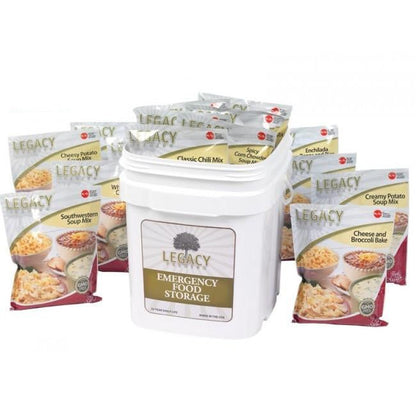 Legacy Food Storage 60 Serving Gluten Free Entree Bucket - 16 lbs - Angler's Pro Tackle & Outdoors