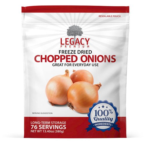 Legacy Food Storage Bulk Dried Chopped Onions - Angler's Pro Tackle & Outdoors