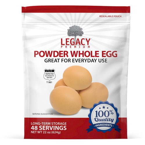 Legacy Food Storage Bulk Whole Egg Powder - Angler's Pro Tackle & Outdoors
