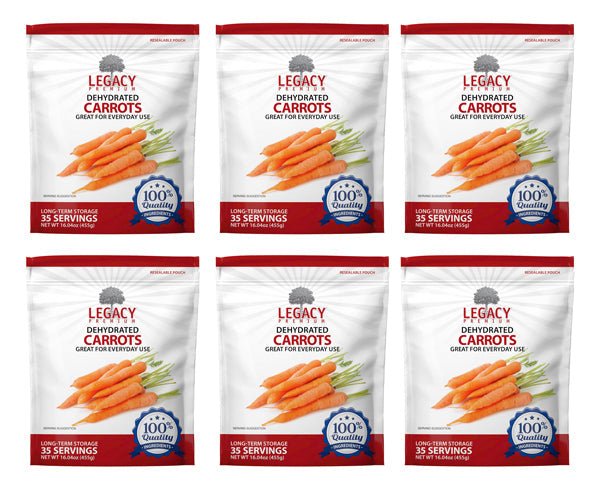 Legacy Food Storage Dehydrated Carrots - Angler's Pro Tackle & Outdoors