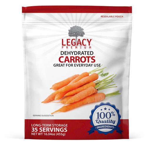 Legacy Food Storage Dehydrated Carrots - Angler's Pro Tackle & Outdoors