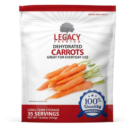 Legacy Food Storage Dehydrated Carrots - Angler's Pro Tackle & Outdoors