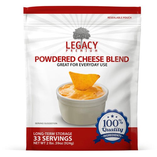 Legacy Food Storage Dried Cheese Powder - Angler's Pro Tackle & Outdoors