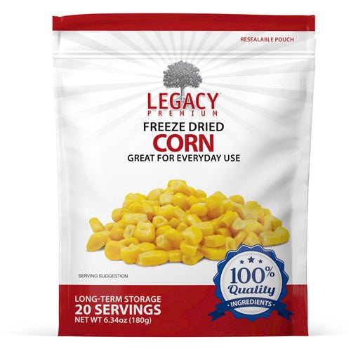 Legacy Food Storage Emergency Food Storage Corn - Angler's Pro Tackle & Outdoors