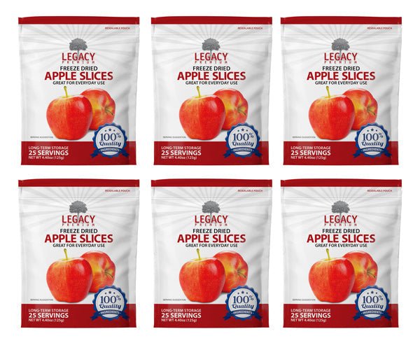 Legacy Food Storage Freeze Dried Apple Slices - Angler's Pro Tackle & Outdoors