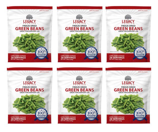 Legacy Food Storage Freeze Dried Green Beans - Angler's Pro Tackle & Outdoors