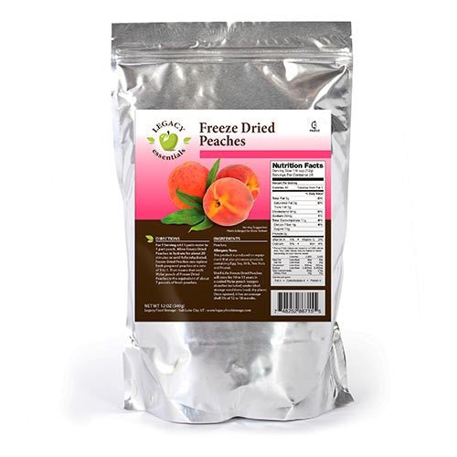 Legacy Food Storage Freeze Dried Peaches - Angler's Pro Tackle & Outdoors