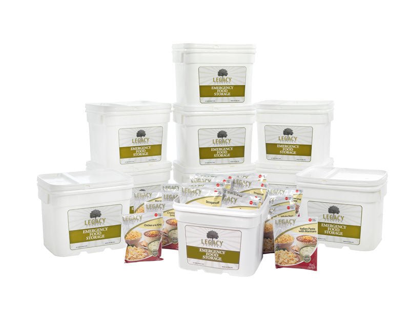 Legacy Food Storage Premium 1080 Serving Package - 277 lbs - Angler's Pro Tackle & Outdoors