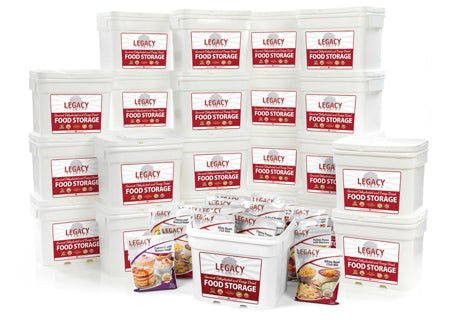 Legacy Food Storage Premium 2880 Serving Package - 739 lbs - Angler's Pro Tackle & Outdoors