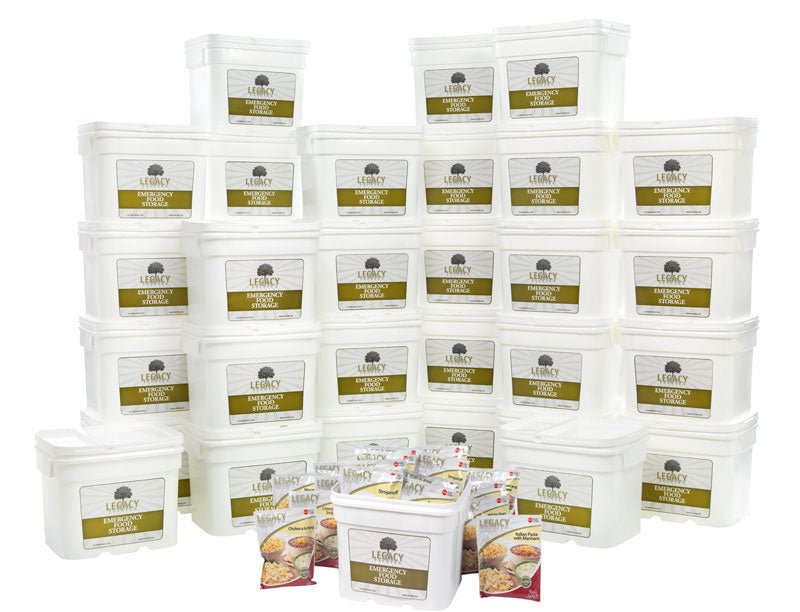 Legacy Food Storage Premium 4320 Serving Package - 1108 lbs - Angler's Pro Tackle & Outdoors