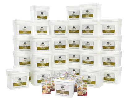 Legacy Food Storage Premium 4320 Serving Package - 1108 lbs - Angler's Pro Tackle & Outdoors