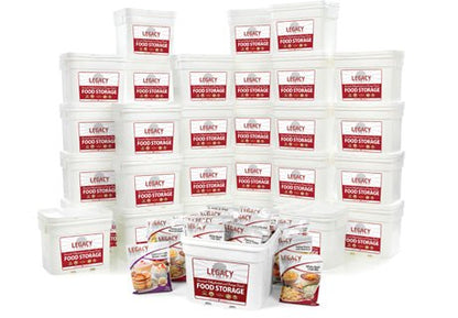 Legacy Food Storage Premium 4320 Serving Package - 1108 lbs - Angler's Pro Tackle & Outdoors