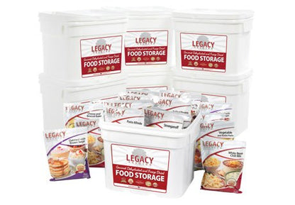 Legacy Food Storage Premium 720 Serving Package - 185 lbs - Angler's Pro Tackle & Outdoors