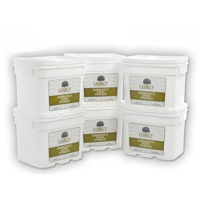 Legacy Food Storage Premium 720 Serving Package - 185 lbs - Angler's Pro Tackle & Outdoors