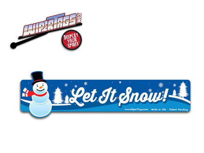 Let it Snow Snowman WiperTags - Angler's Pro Tackle & Outdoors
