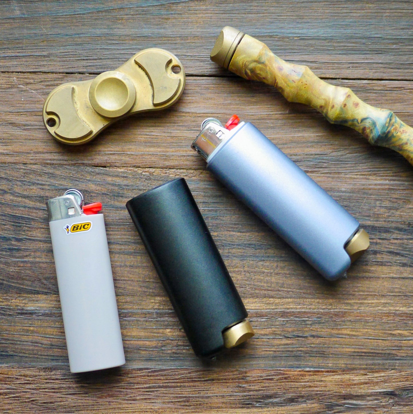 Stinger Survival Tools BIC Full Size Lighter Case J6 w/ Glass Break