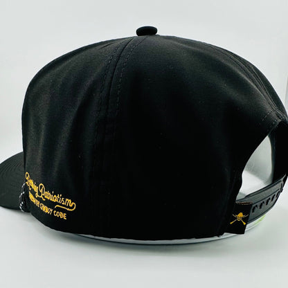 “Lightning" Black & Gold - Cowboy Revolution 5 - panel Performance Hat - Angler's Pro Tackle & Outdoors