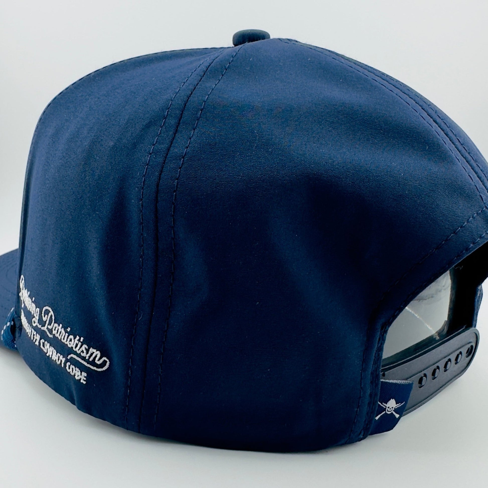 “Lightning" Navy Blue - Cowboy Revolution 5 - panel Performance Hat - Angler's Pro Tackle & Outdoors