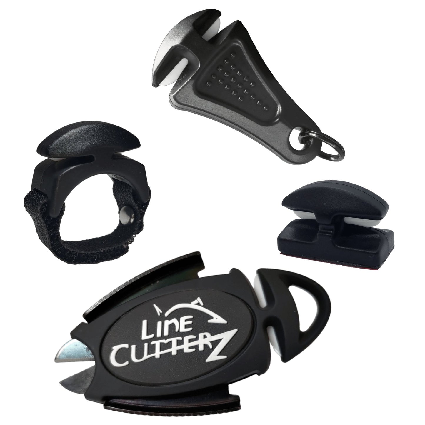 Line Cutterz - "QUADRUPLE PLAY" Fishing Line Cutter Multi - Pack - Angler's Pro Tackle & Outdoors