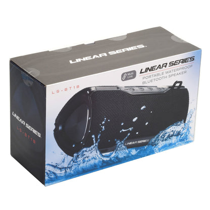 Magnadyne Linear Series LS-BT1B | Portable Waterproof Bluetooth Stereo Speaker