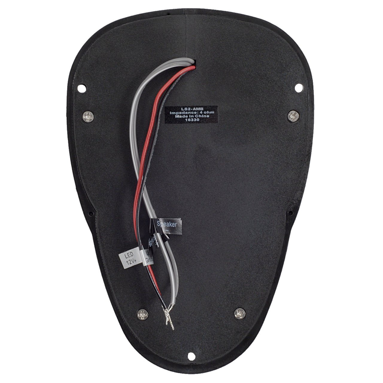 Magnadyne Linear Series | Water Resistant 3" Surface Mount LED Satellite Speaker | Blue, White or Amber
