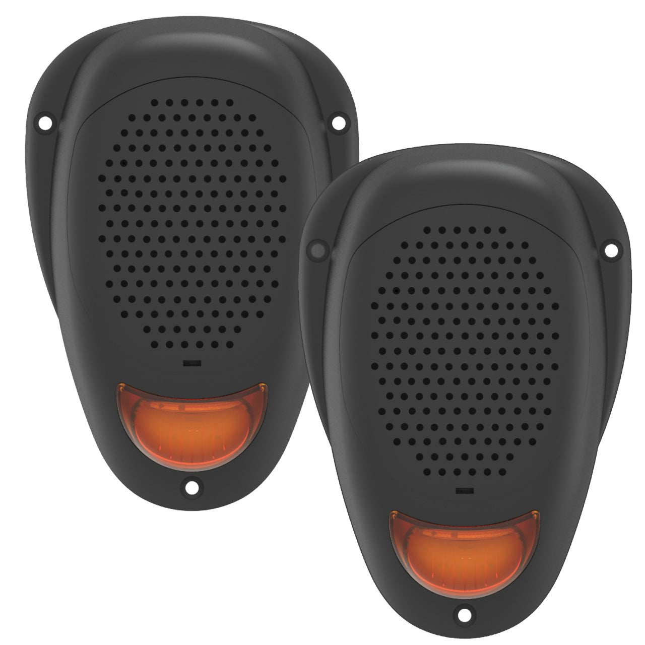 Magnadyne Linear Series LS2 | Water Resistant 3" Surface Mount LED Satellite Speakers (Blue, White or Amber) | Sold as a Pair