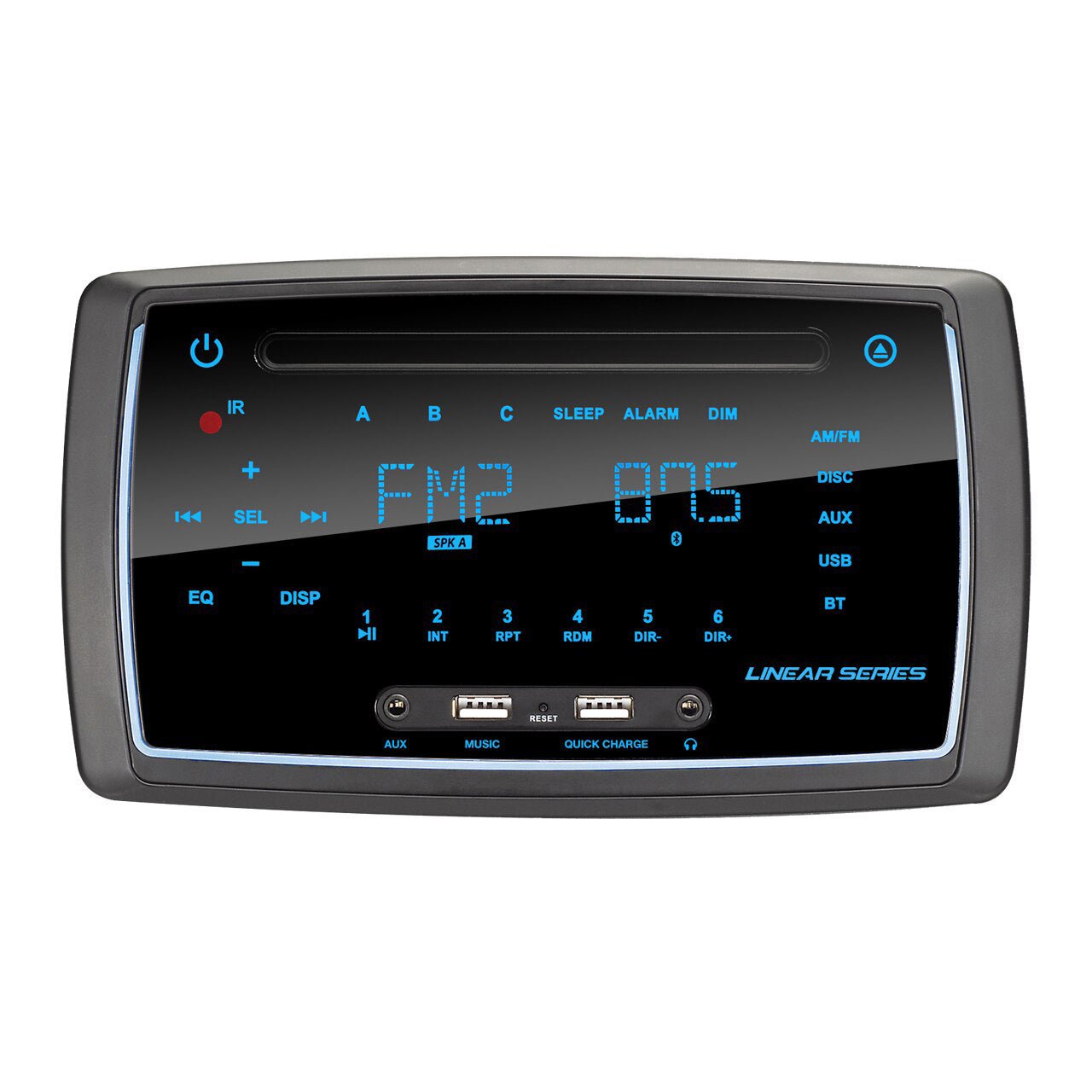 Magnadyne Linear Series RV6200S | AM/FM & BT/DVD Wall Mount Receiver