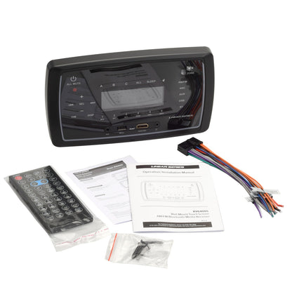 Magnadyne Linear Series RV6400S | Wall Mount Touch Screen Single Din AM/FM/BT/3-Zone Receiver