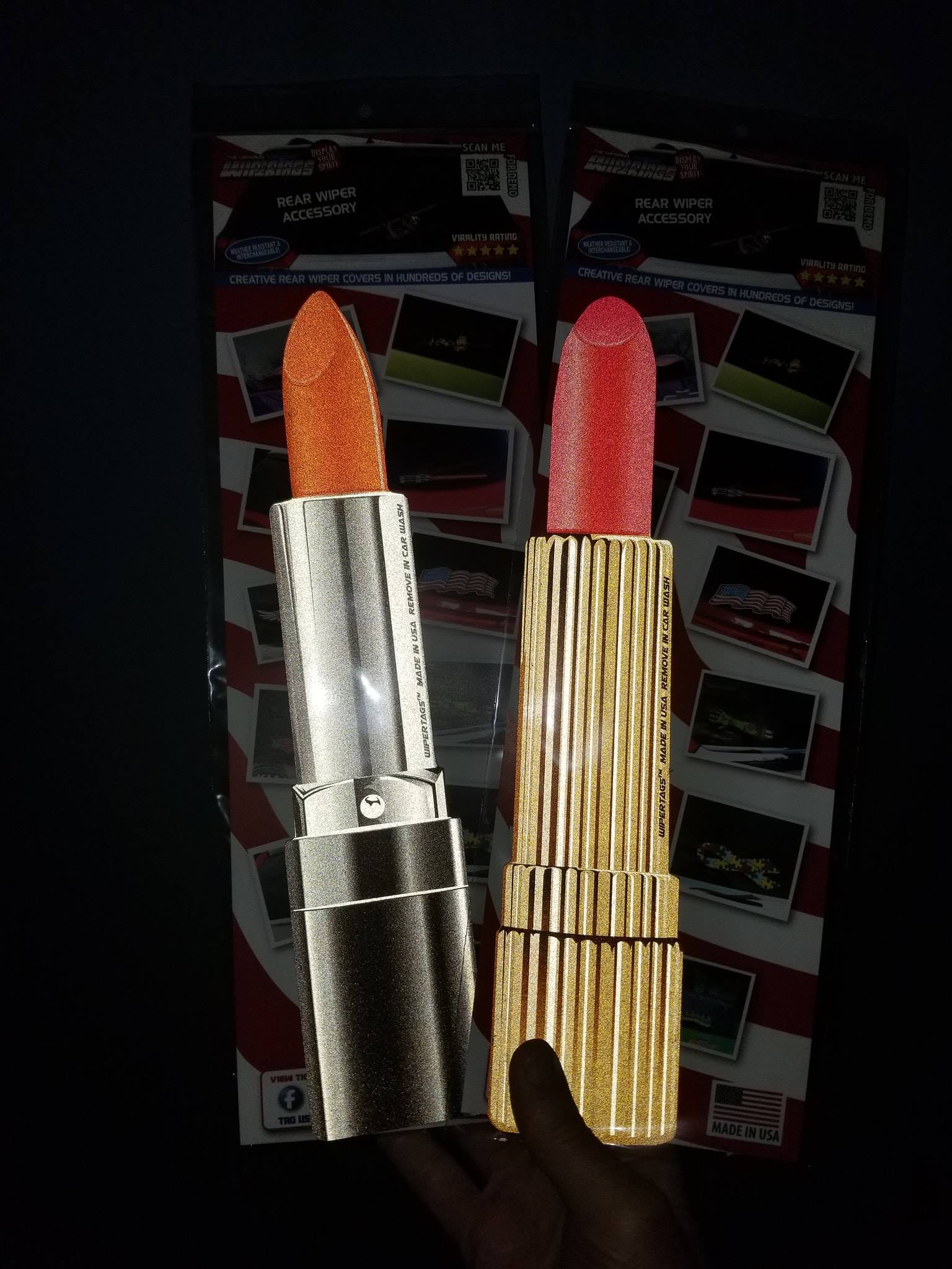 Lipstick Chrome WiperTags *REFLECTIVE* - Angler's Pro Tackle & Outdoors