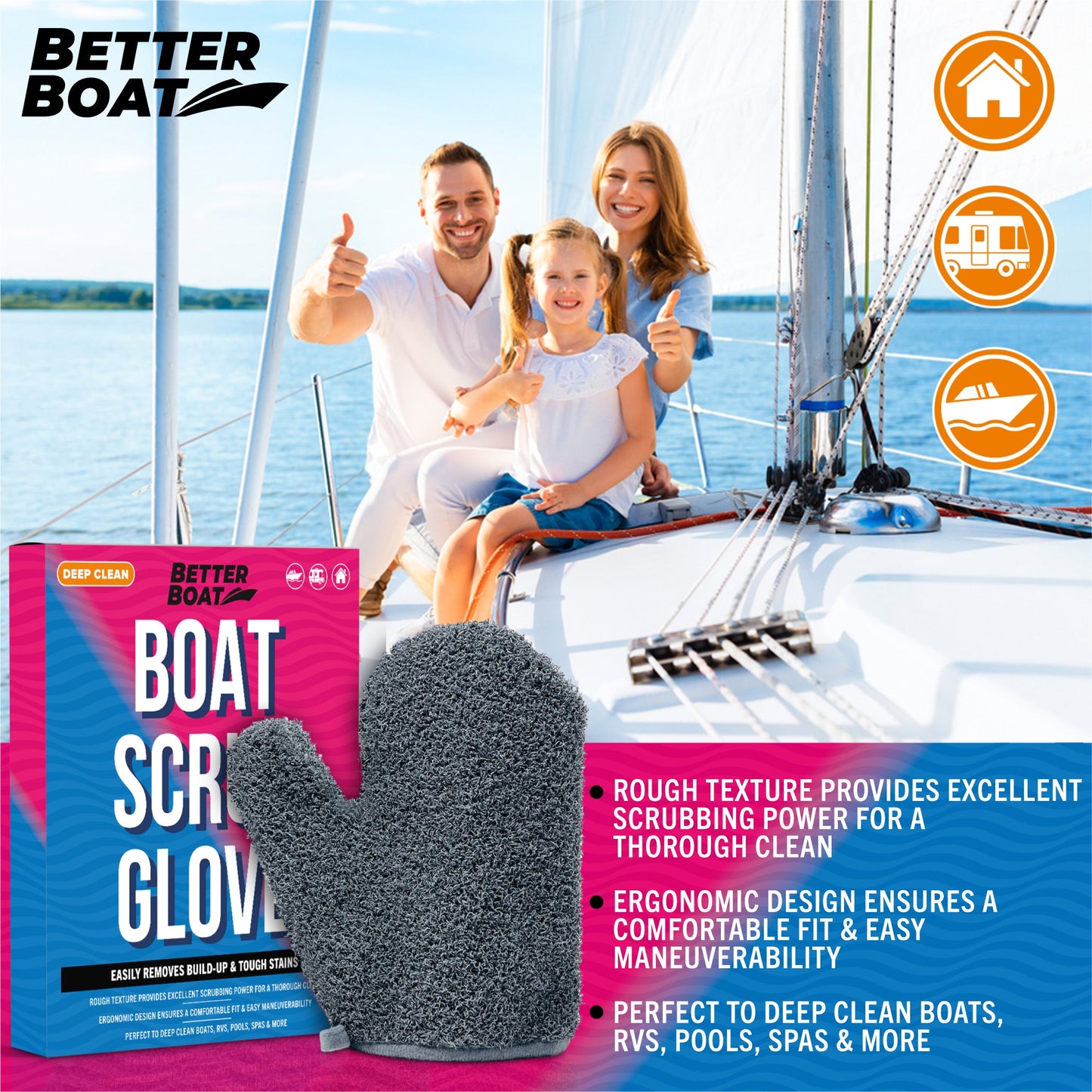 Better Boat - Ultimate Boat Scrubbing Glove