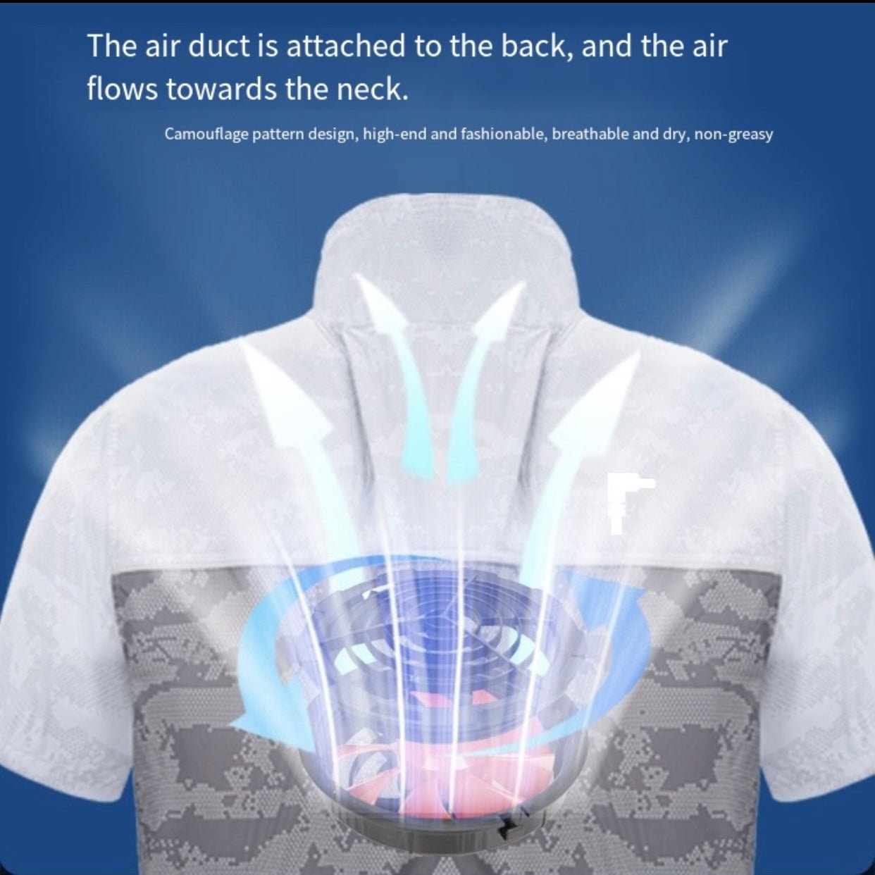 LITEGUEST Cooling Fan Jacket with LED Light Stay Cool for Outdoor - Angler's Pro Tackle & Outdoors