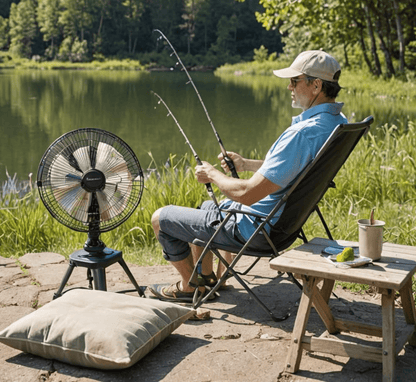 LITEGUEST Cooling Fan Seat Cushion Portable Air Circulation Pad Gear - Angler's Pro Tackle & Outdoors