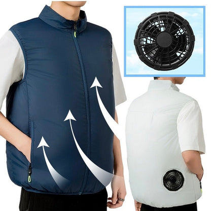 LITEGUEST Cooling Fan Vest Lightweight UPF50 for Outdoor Gear - Angler's Pro Tackle & Outdoors