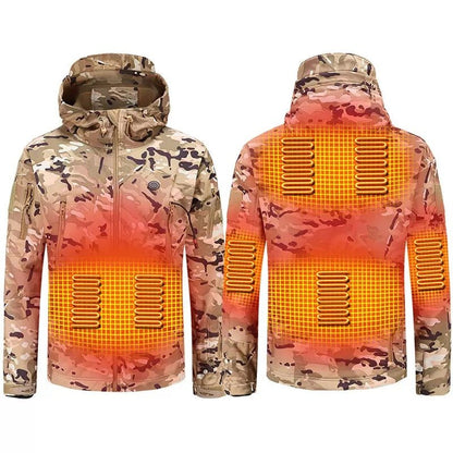 LITEGUEST Heated Camouflage Jacket Waterproof Outdoor for Winter - Angler's Pro Tackle & Outdoors