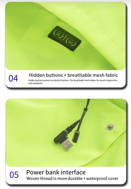 LITEGUEST Smart Heated Reflective Work Jacket for Outdoor Duty - Angler's Pro Tackle & Outdoors