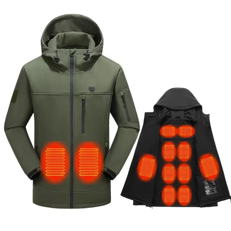LITEGUEST Softshell 10 - Zone Heated Jacket Waterproof for Winter - Angler's Pro Tackle & Outdoors