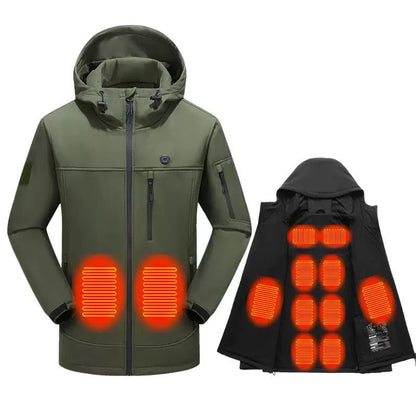 LITEGUEST Softshell 10 - Zone Heated Jacket Waterproof for Winter - Angler's Pro Tackle & Outdoors