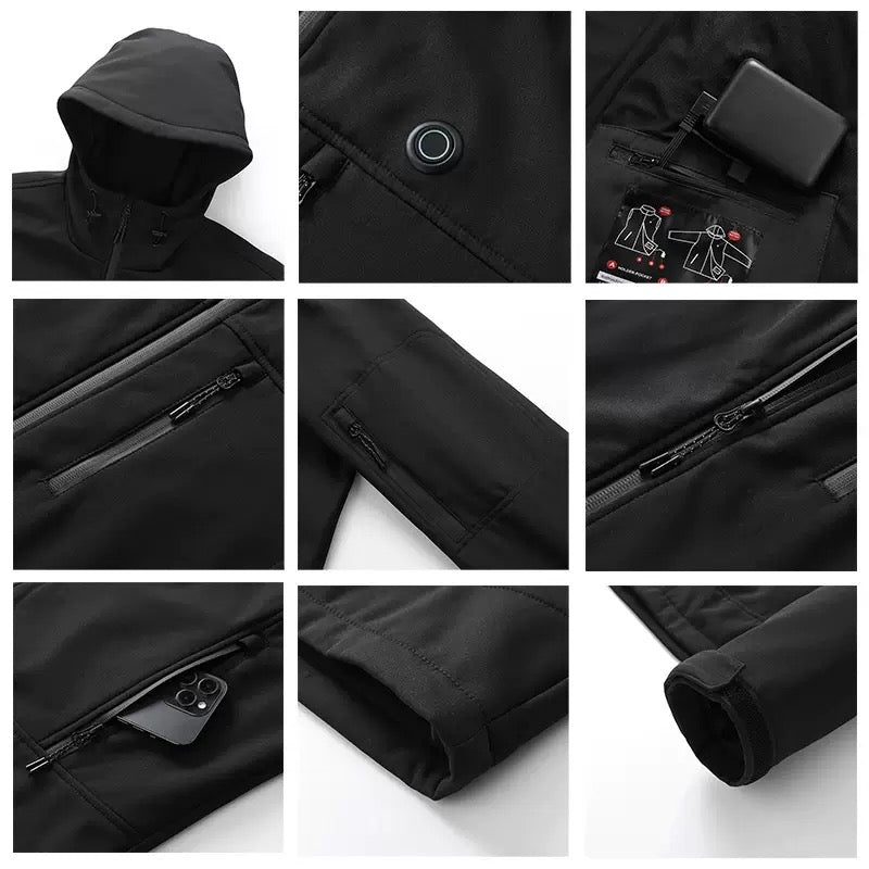LITEGUEST Softshell 10 - Zone Heated Jacket Waterproof for Winter - Angler's Pro Tackle & Outdoors