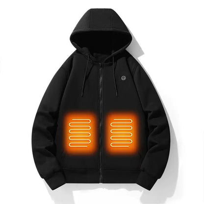 LITEGUEST USB Heated Hoodie 5 - Zone Heated Zip - up Hooded Sweatshirt - Angler's Pro Tackle & Outdoors
