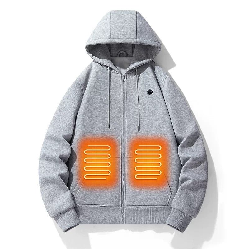 LITEGUEST USB Heated Hoodie 5 - Zone Heated Zip - up Hooded Sweatshirt - Angler's Pro Tackle & Outdoors