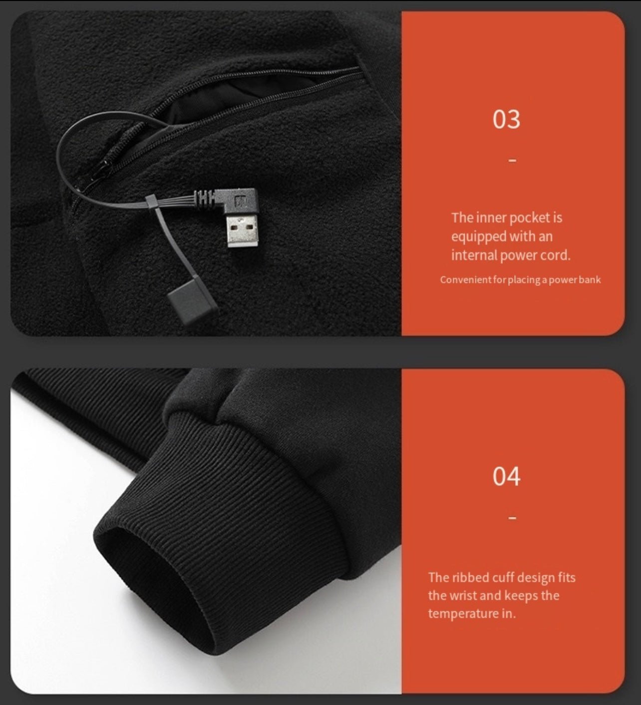 LITEGUEST USB Heated Hoodie 5 - Zone Heated Zip - up Hooded Sweatshirt - Angler's Pro Tackle & Outdoors